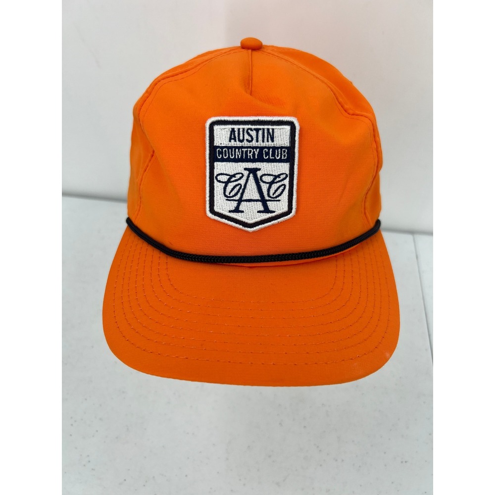 Pukka Austin Country Club Mens Orange Rope Hat Snapback Golf Cap